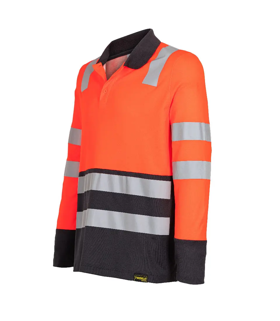 POLERA POLO ALTA VISIBILIDAD BI COLOR M/L HOMBRE 4
