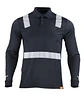 POLERA POLO HIBRIDA C/REFLECTIVA M/LARGA - Miniatura 3