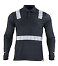 POLERA POLO HIBRIDA C/REFLECTIVA M/LARGA - Miniatura 7