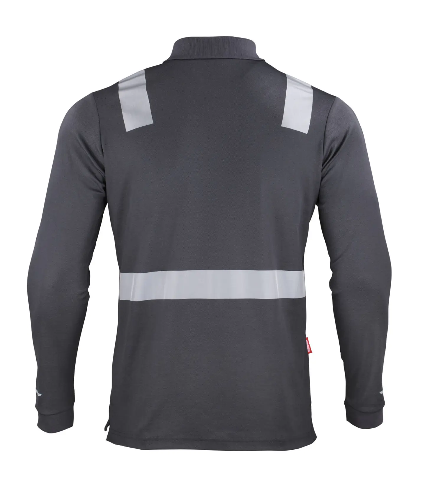 POLERA POLO HIBRIDA C/REFLECTIVA M/LARGA 10