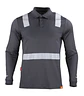 POLERA POLO HIBRIDA C/REFLECTIVA M/LARGA - Miniatura 14