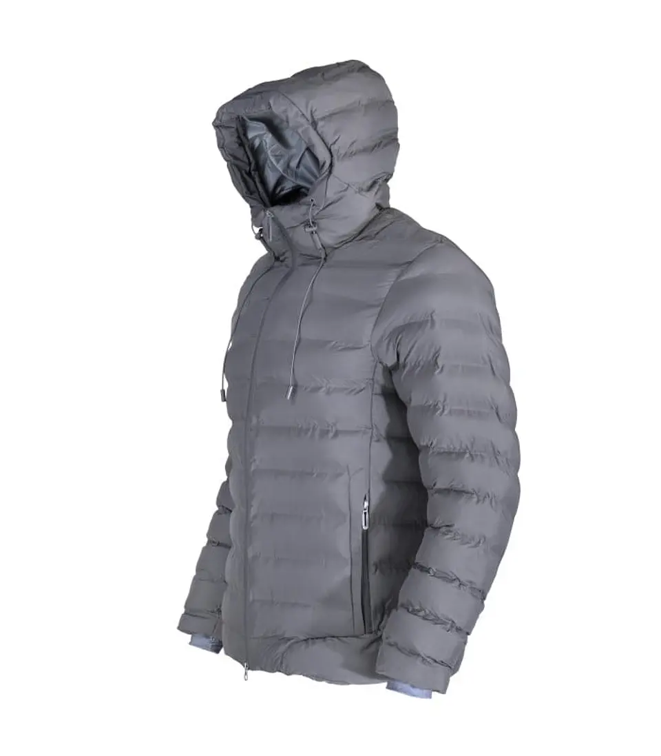 PARKA PUKEM CON GORRO M/L HOMBRE 100% POLY 7