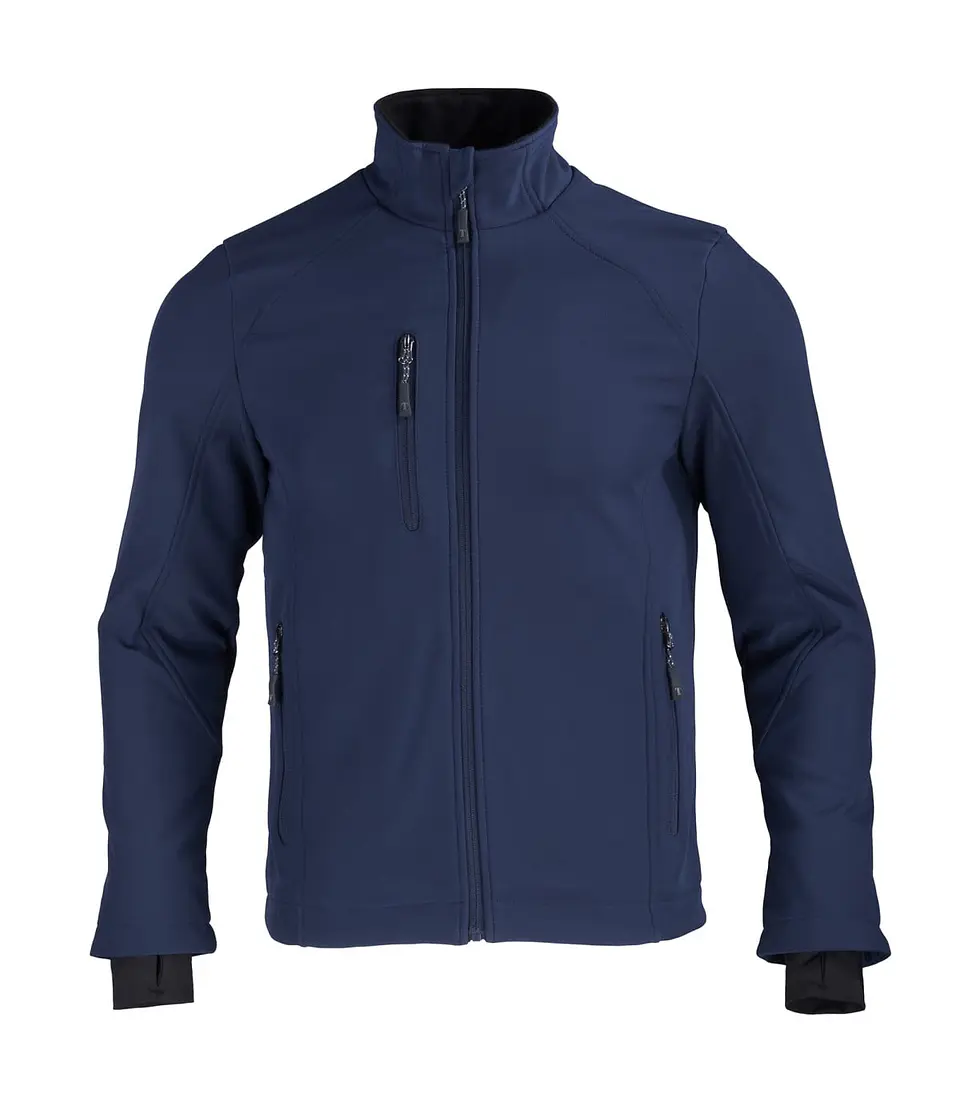 CHAQUETA SOFTSHELL RHELMU M/L HOMBRE 100% POLY 1
