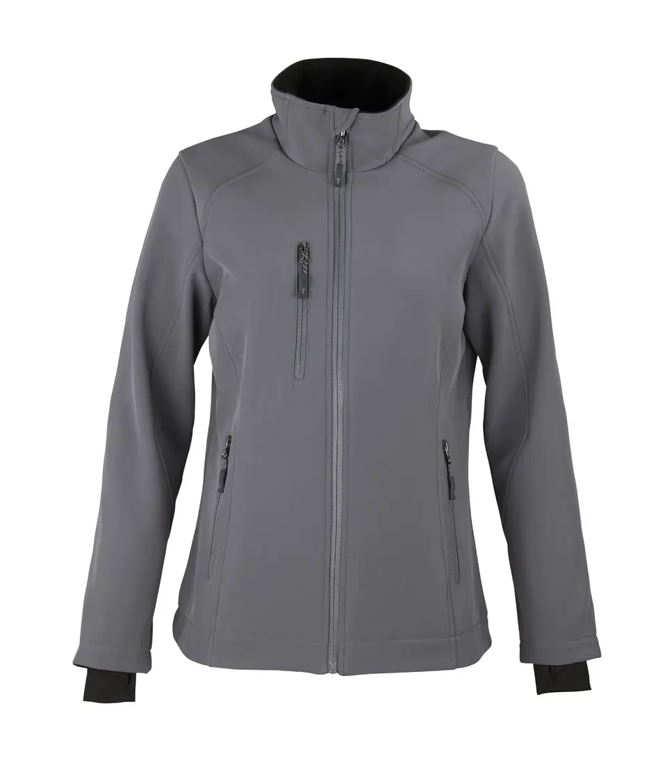 CHAQUETA SOFTSHELL RHELMU MUJER M/LARGA 100% POLY 1