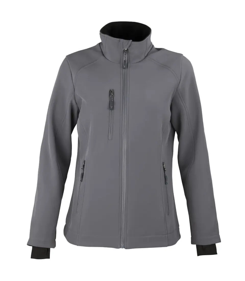 CHAQUETA SOFTSHELL RHELMU MUJER M/LARGA 100% POLY 7