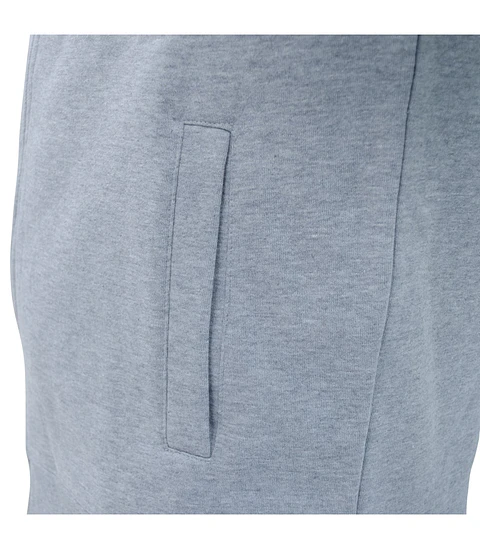 POLERON FULL ZIP UNISEX M/LARGA 65% POLY 35% ALG
