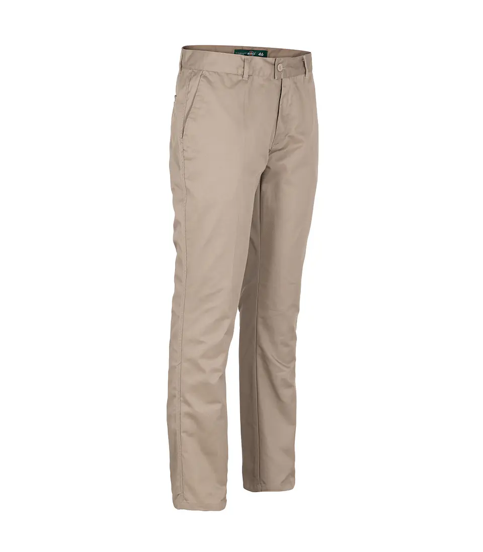 PANTALON CLASSIC S/PINZA HOMBRE 65% POLY 35% ALG 12