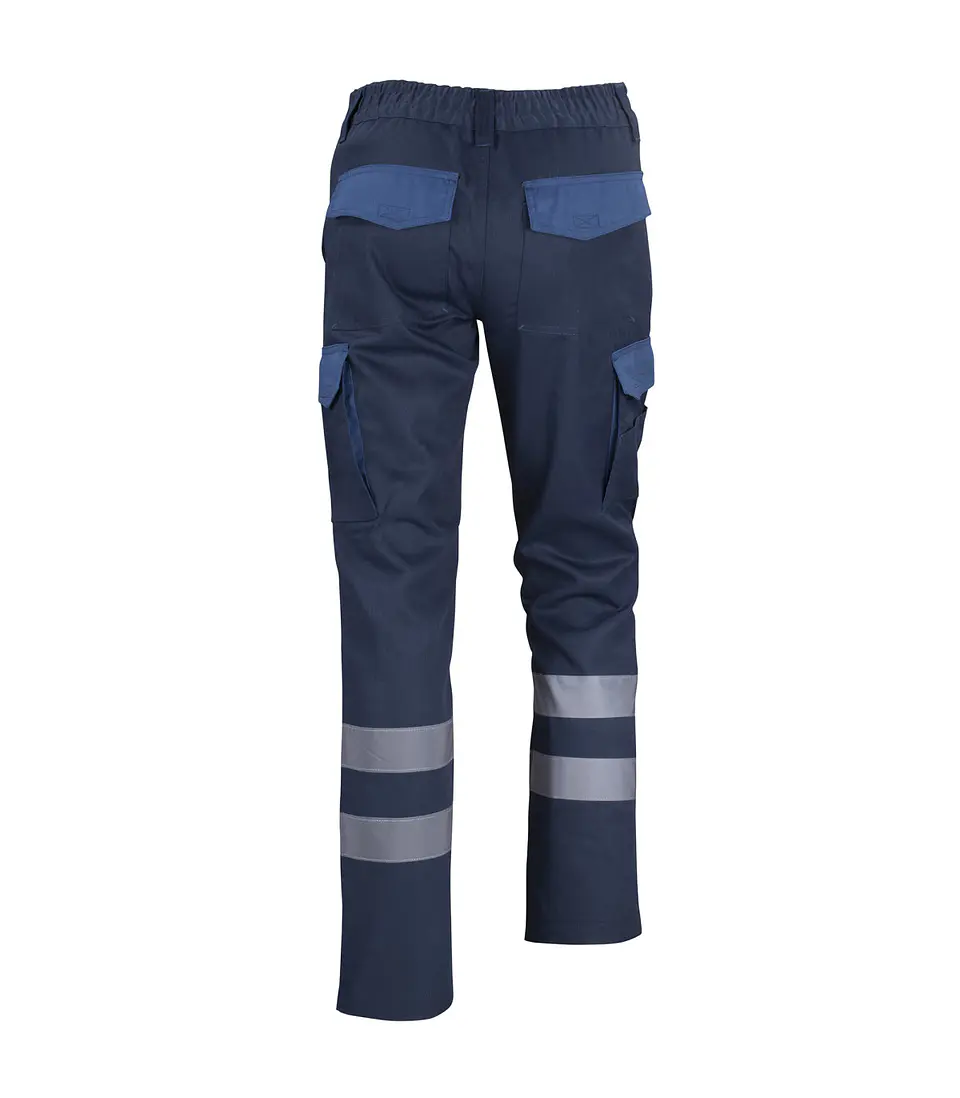 PANTALON CARGO GABARDINA BICOLOR C/CINTA PRACTICAL LINE 22