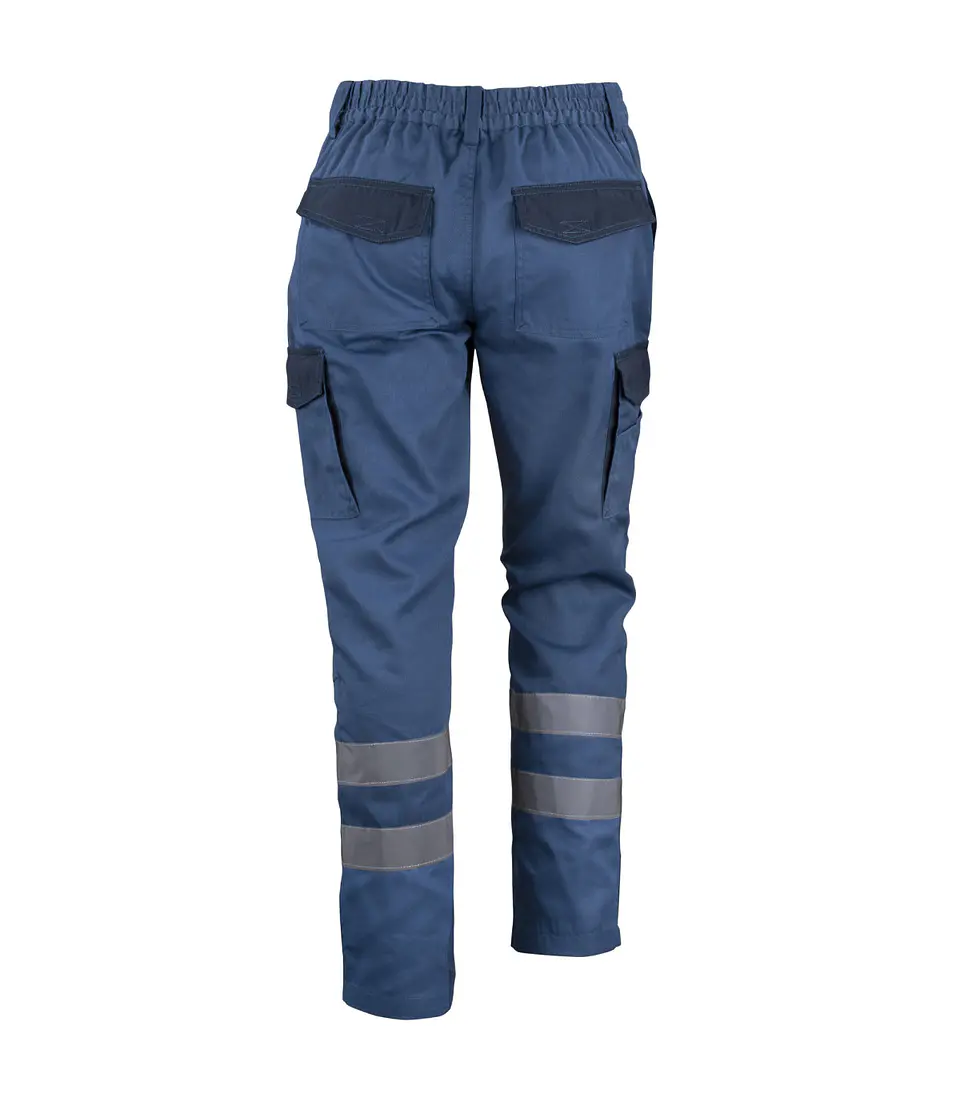 PANTALON CARGO GABARDINA BICOLOR C/CINTA PRACTICAL LINE 23
