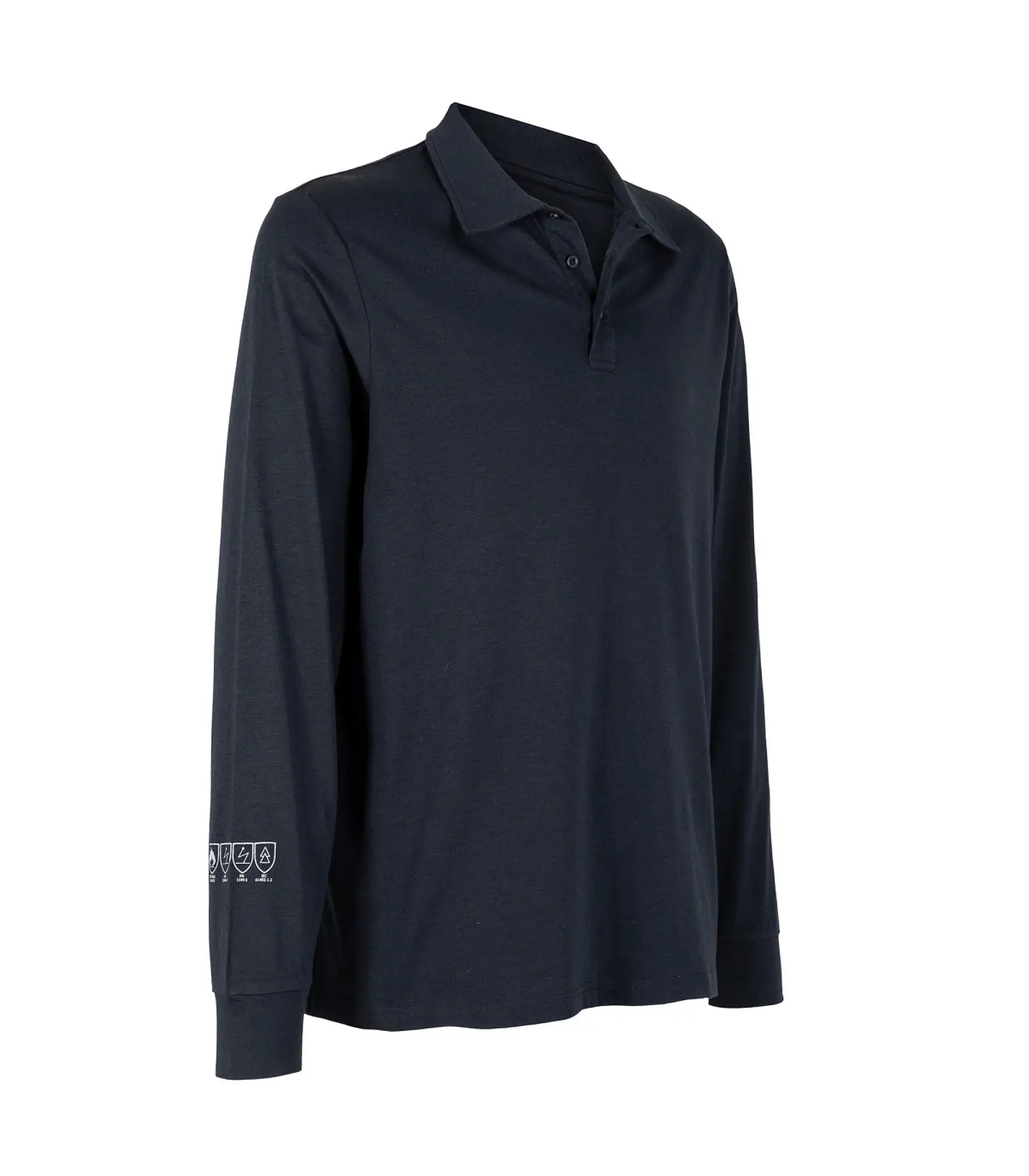 Polera Polo Ignifuga Antiestática Manga Larga Hombre 3