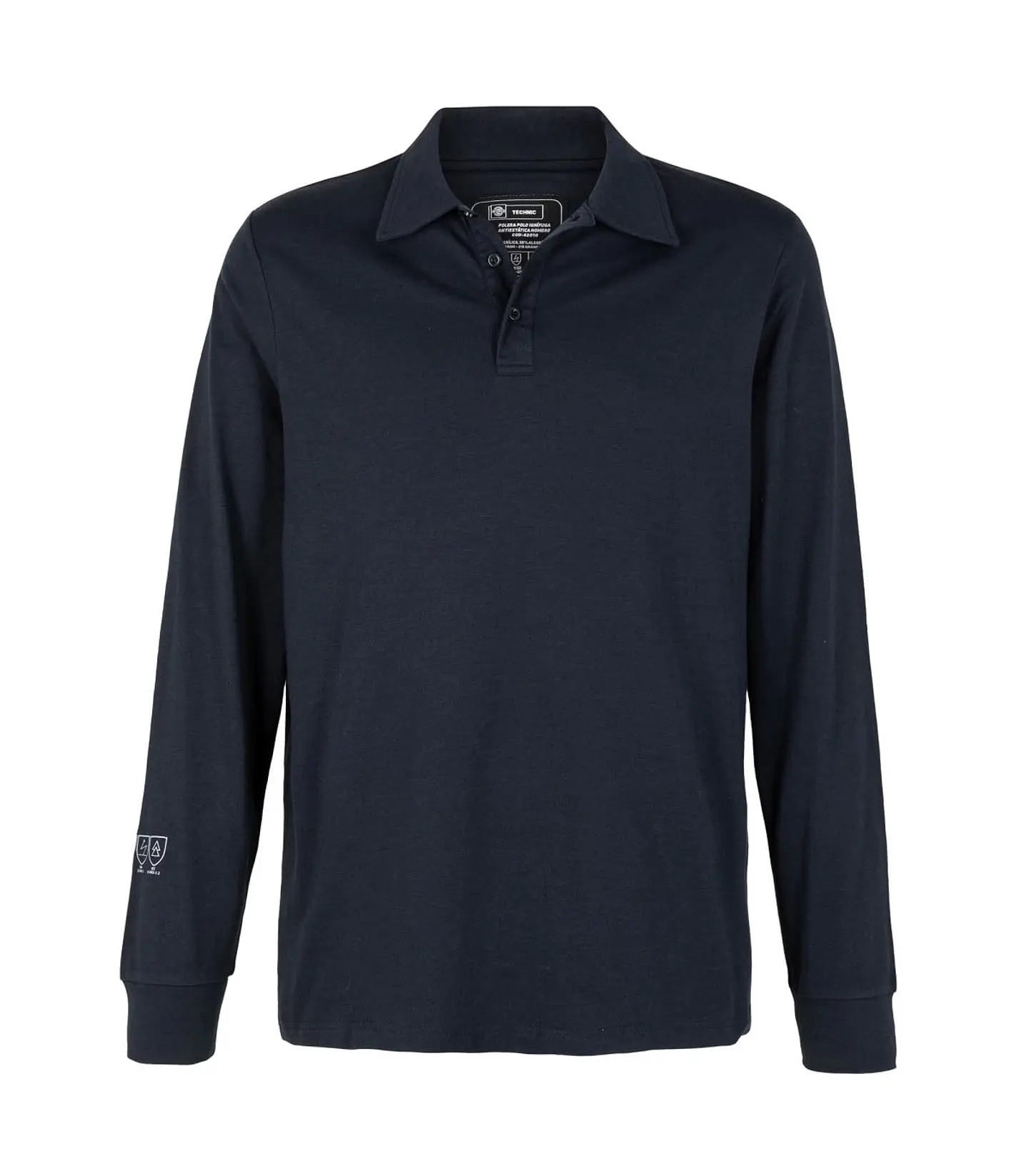 Polera Polo Ignifuga Antiestática Manga Larga Hombre 4