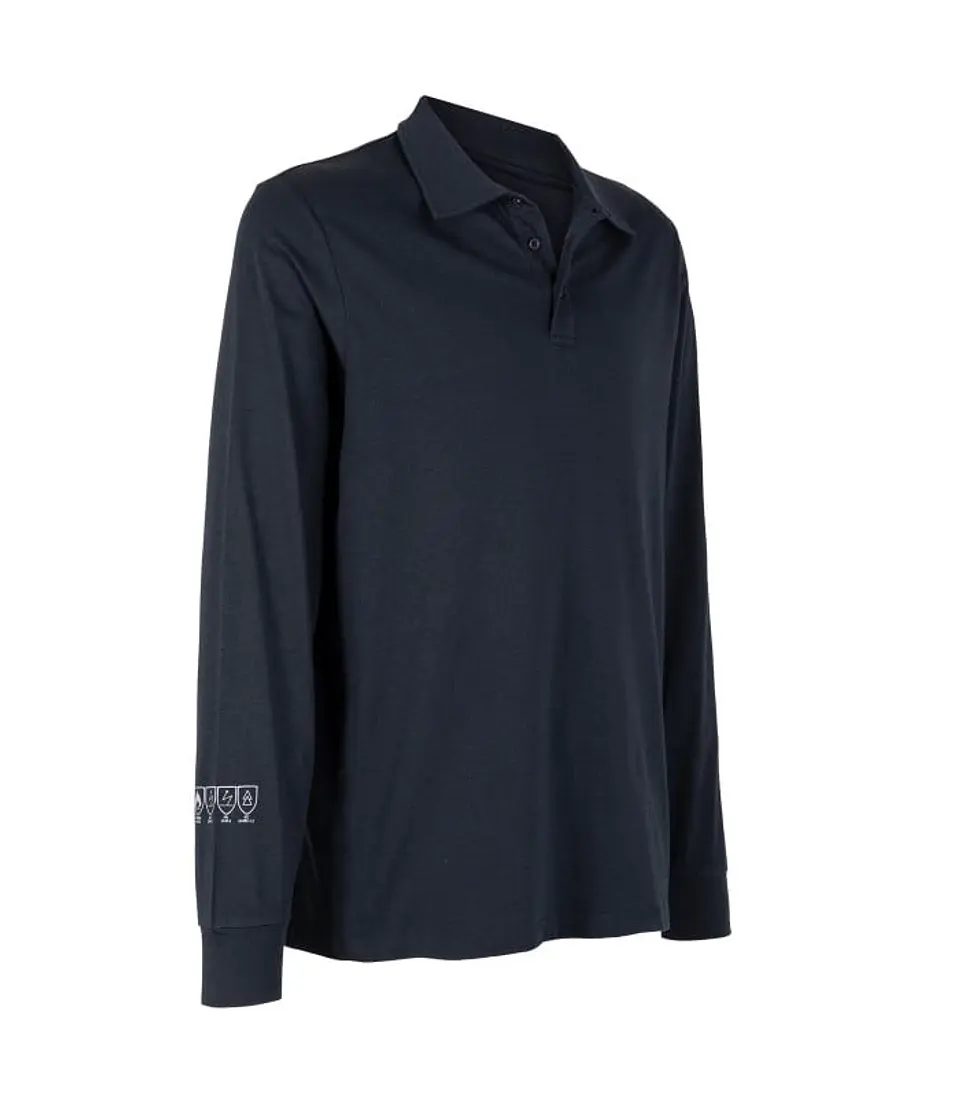 Polera Polo Ignifuga Antiestática Manga Larga Hombre 8