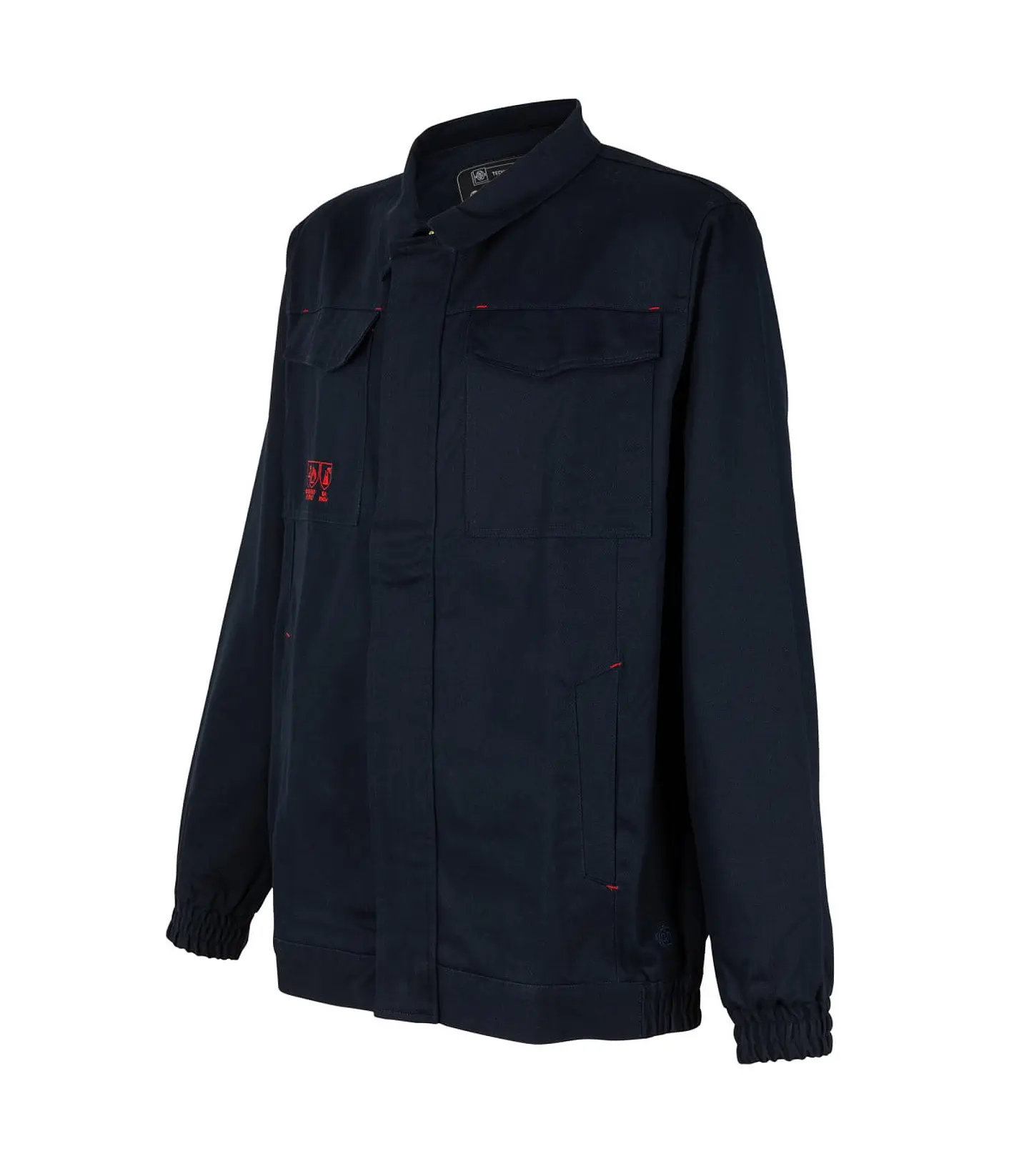 Chaqueta Ignífuga Antiácida 100% Algodón Manga Larga Hombre 4