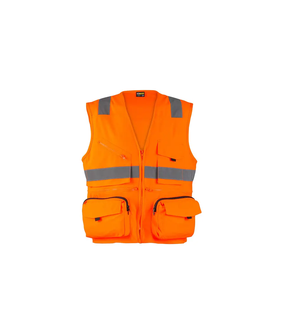 CHALECO GEOLOGO VIAL TRICOT 100% POLY 2