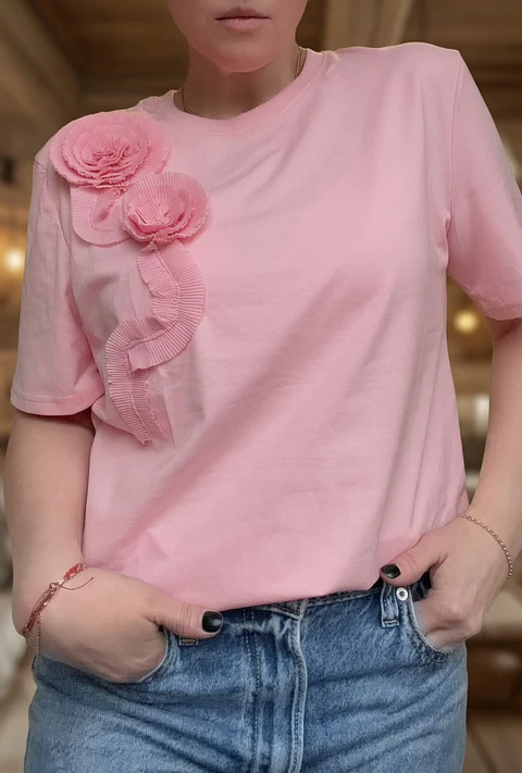 Polera Florencia Rosada