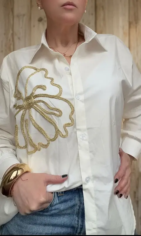 Camisa Atenas Blanca