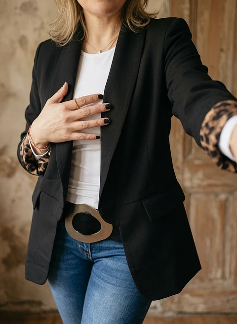 Blazer Génova Negro