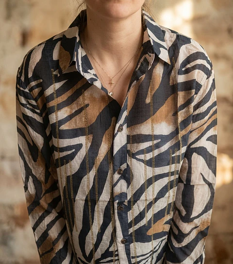 Blusa Serengeti Cebra