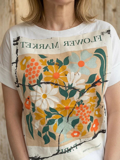 Polera Delft Blanco