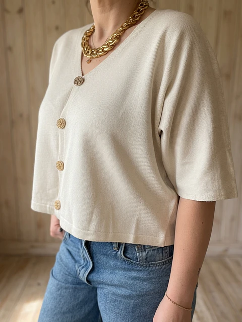 Chaleco Bruselas Beige