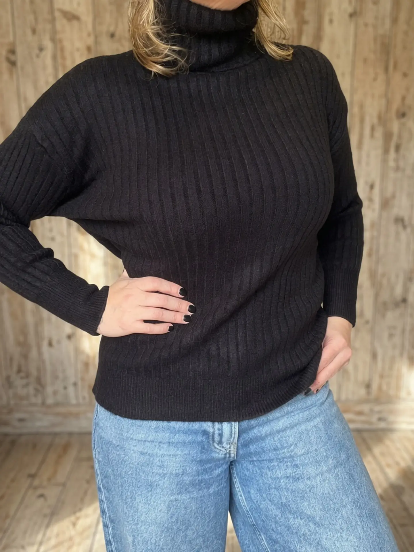 Sweater Helsinki Negro 2