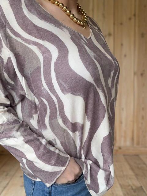 Sweater Marrakech Burdeo/Café