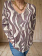 Sweater Marrakech Burdeo/Café - Miniatura 1