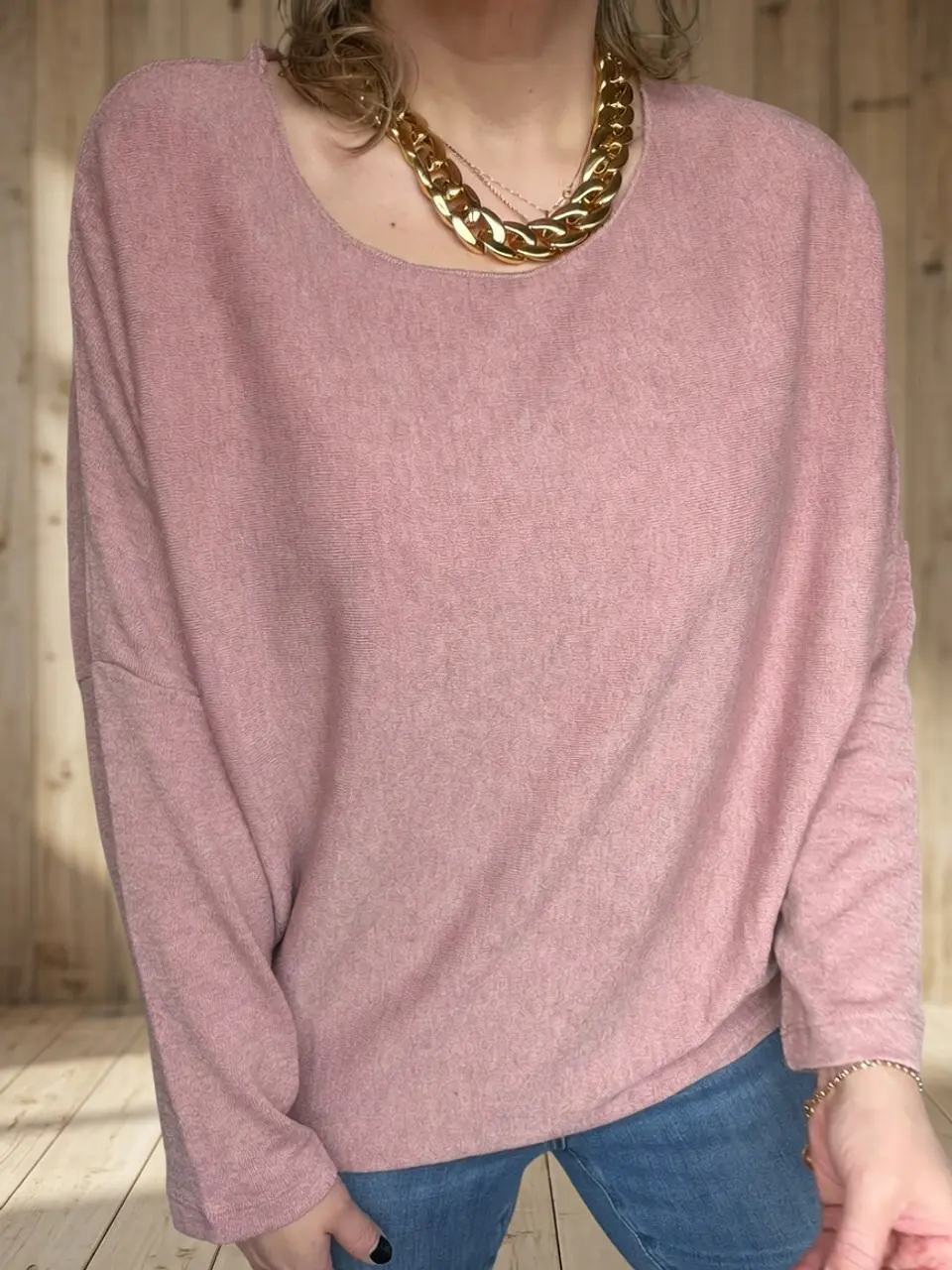 Sweater Salzburgo Rosa Palo 1