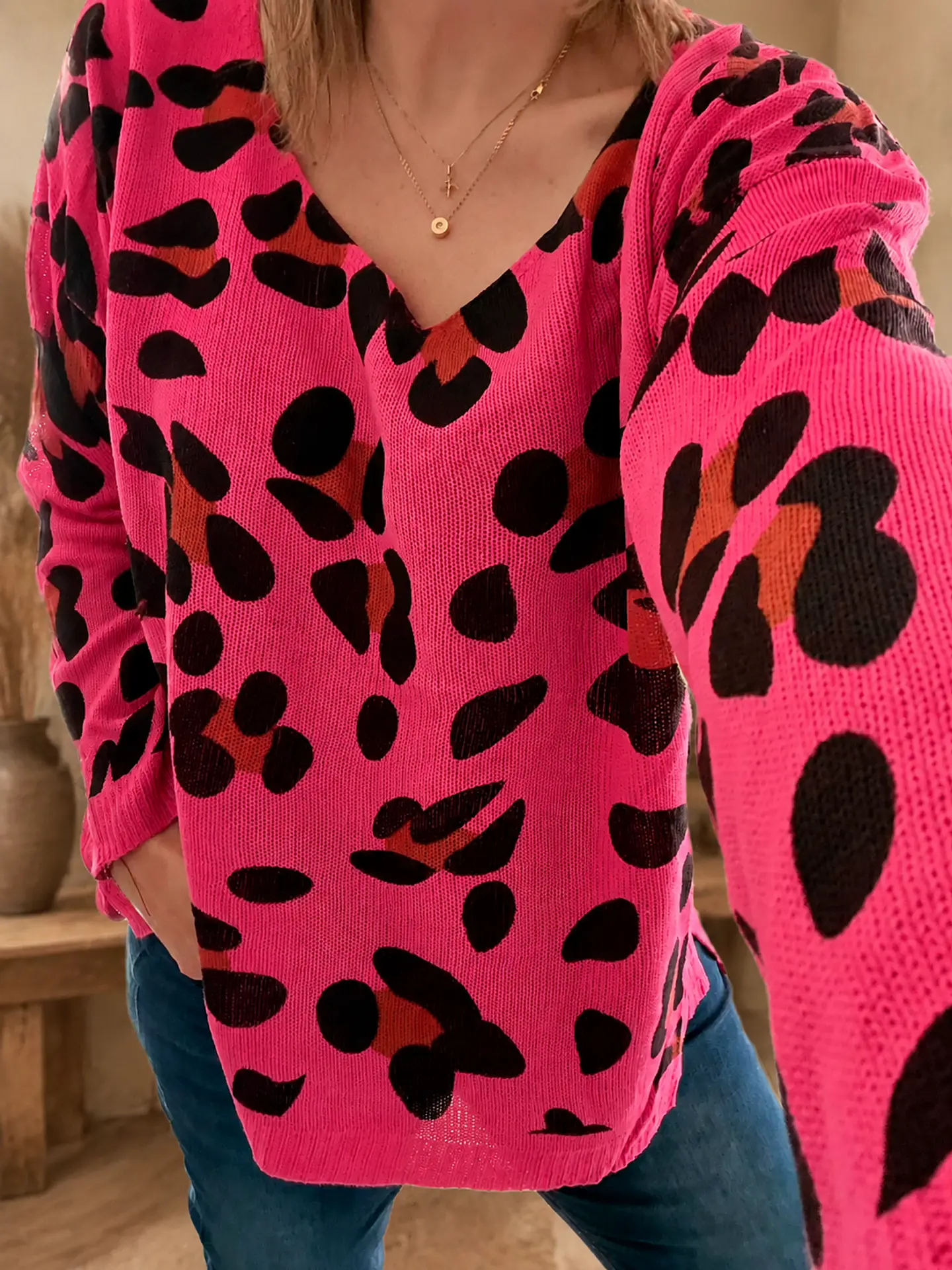 Sweater Madrid Fucsia 3