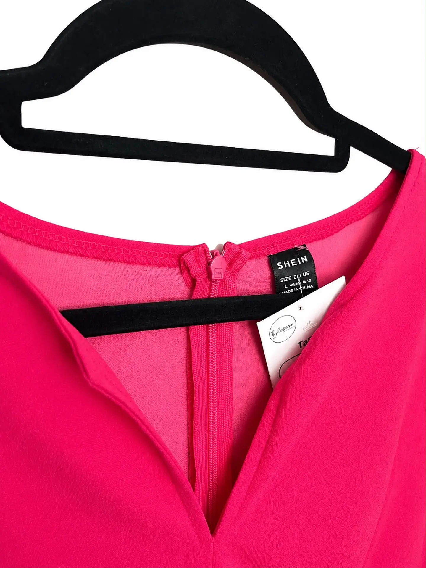 Vestido Fucsia talla L  3