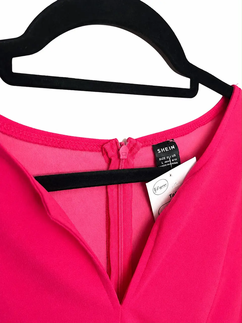 Vestido Fucsia talla L  3