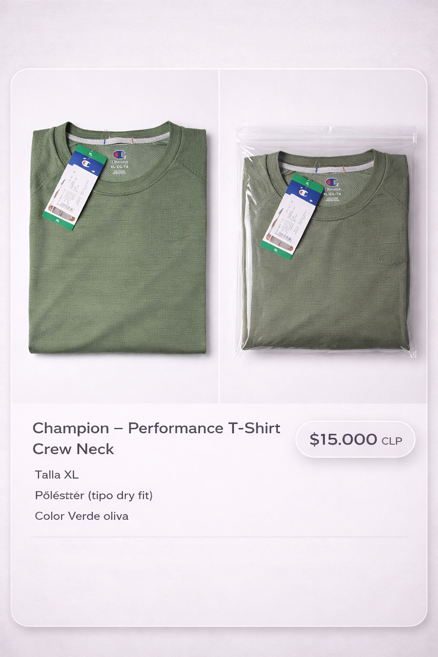 Polera Champion Talla XL 1