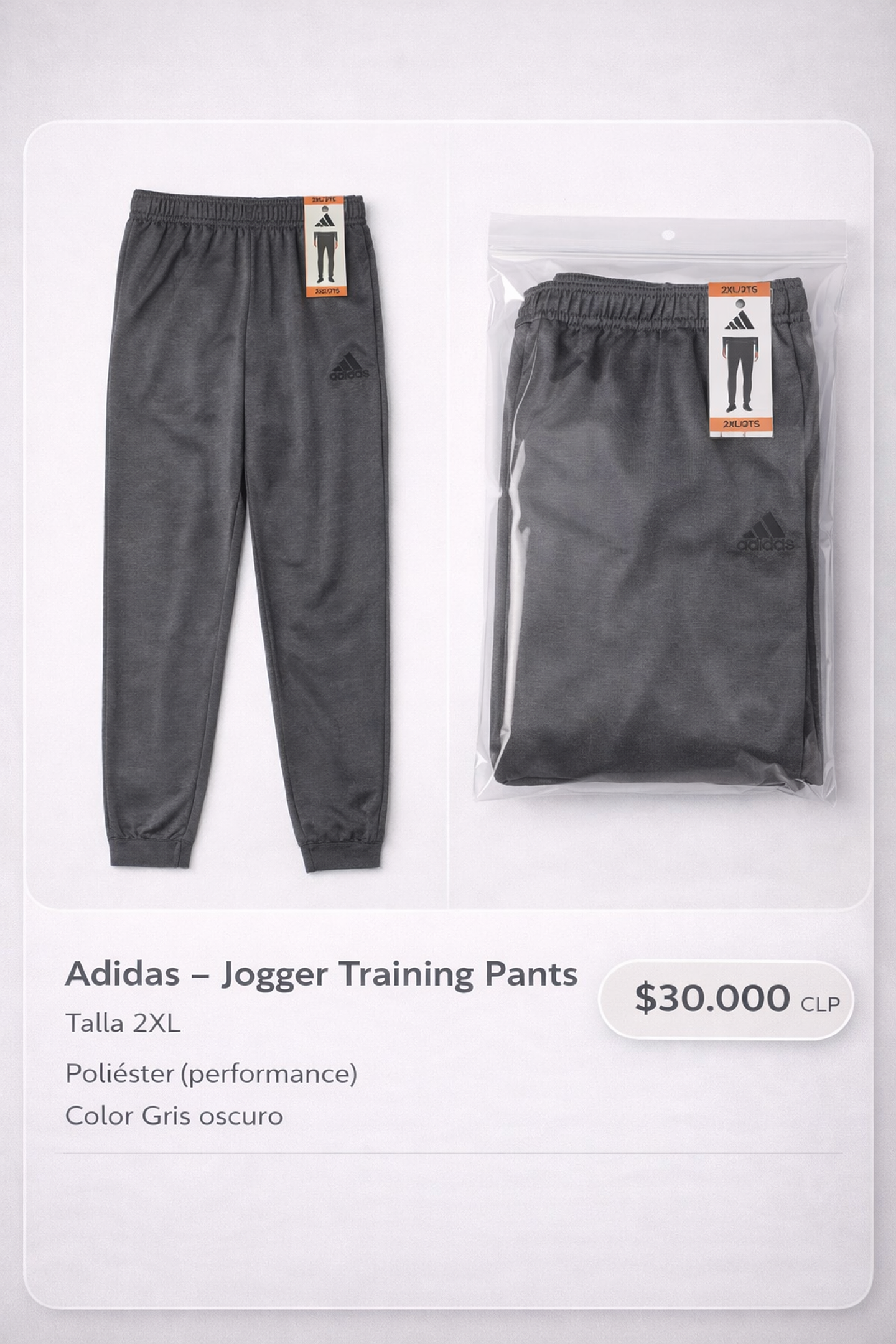 Pantalón Buzo Adidas Talla XXL 1