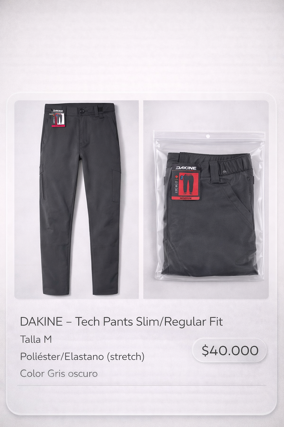 Pantalón Nieve Dakine Talla M 1