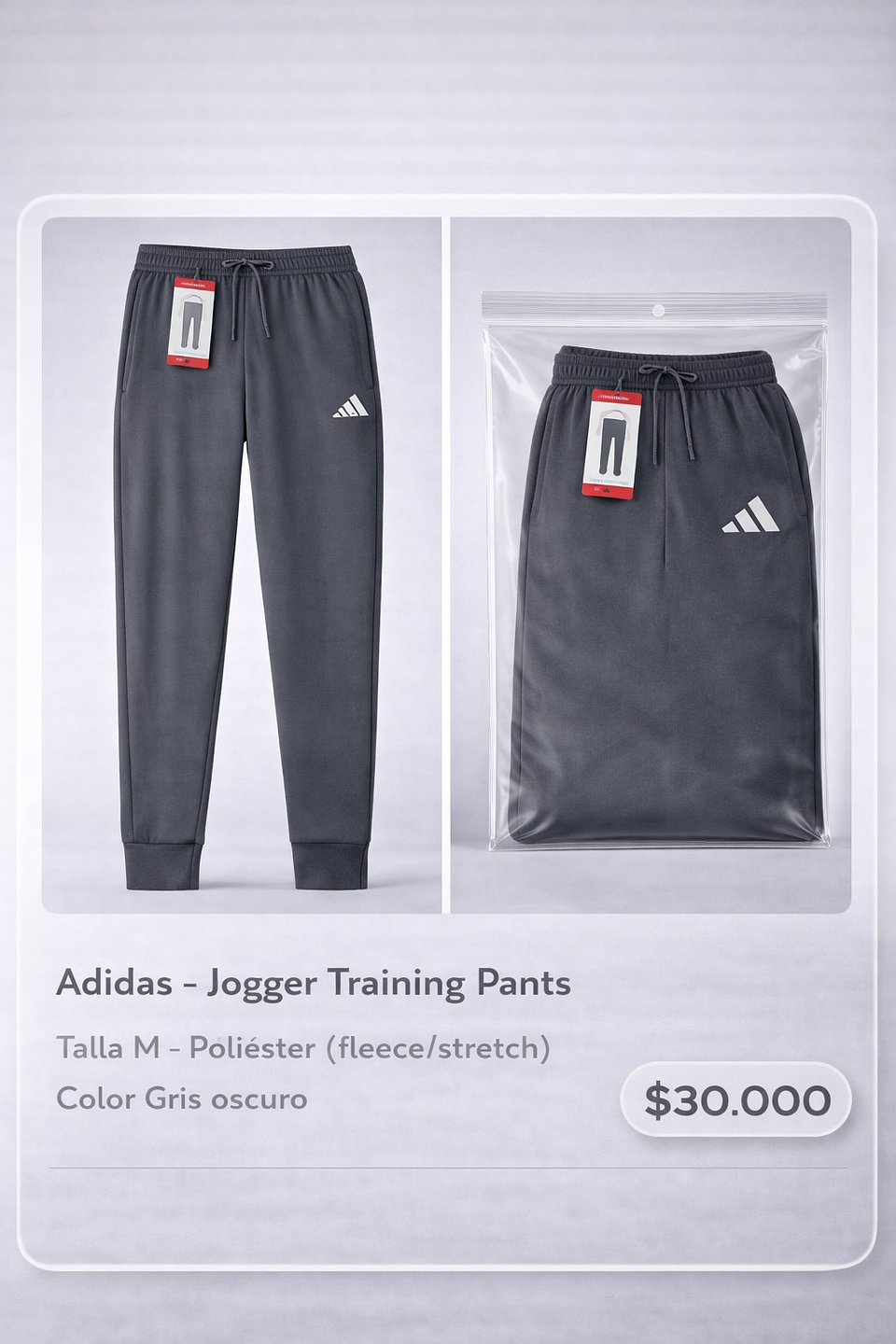Pantalón Buzo Adidas Talla M 1