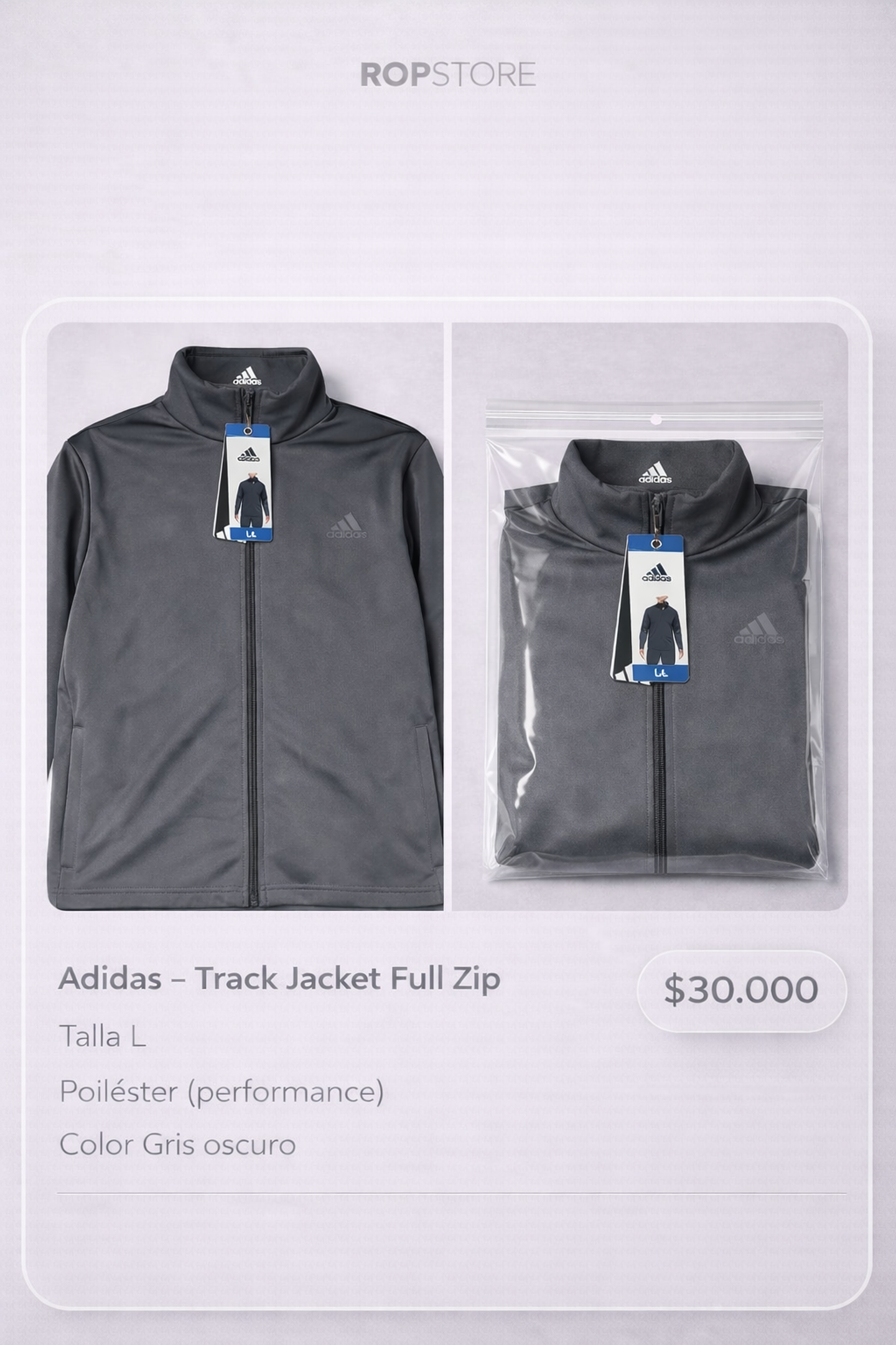 Polerón Adidas Talla L 1