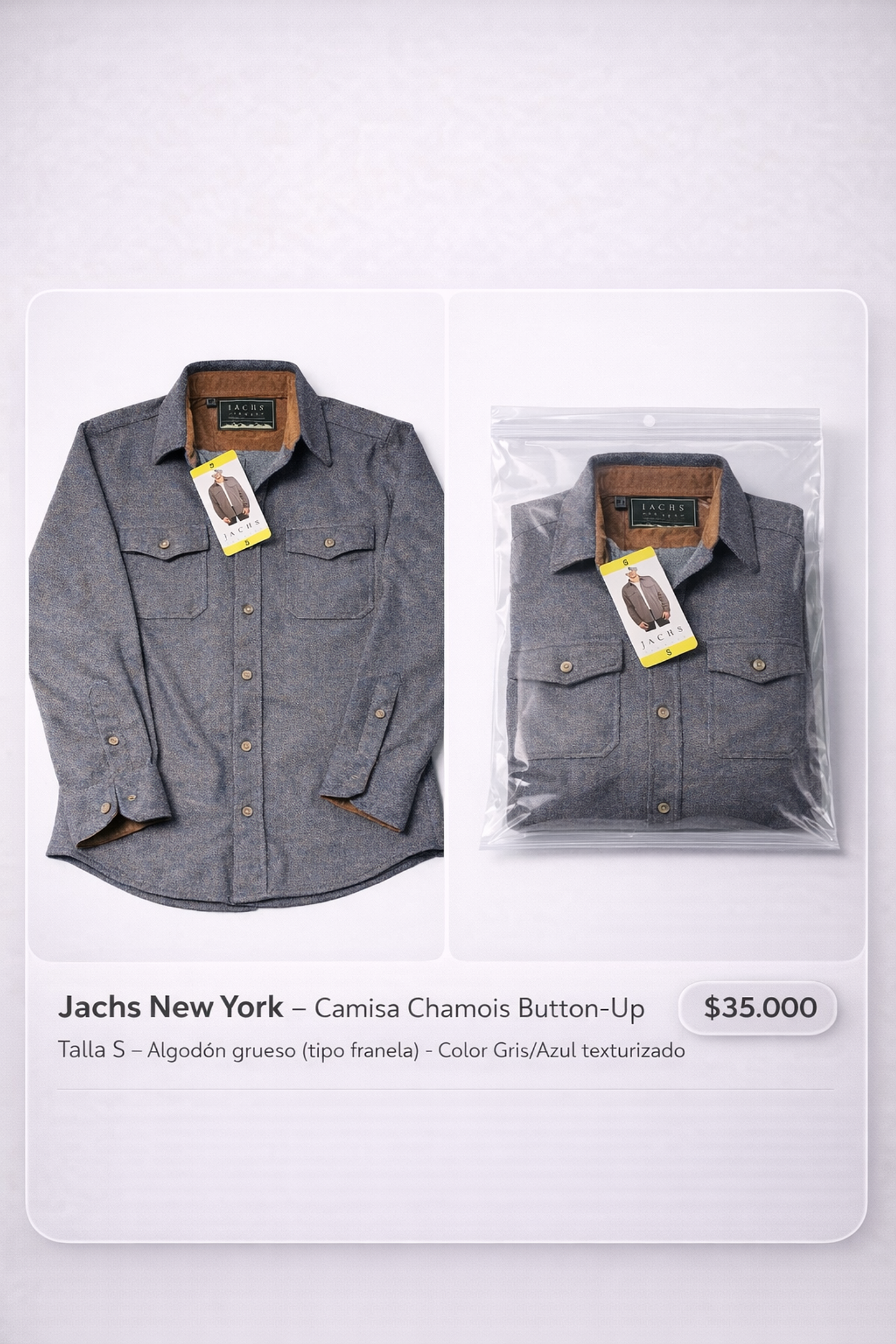 Camisa Polerón Jachs Talla S 1