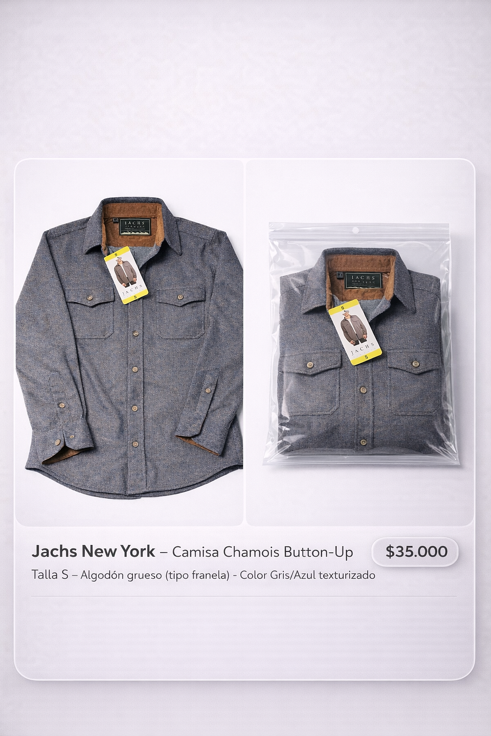 Camisa Polerón Jachs Talla S 1