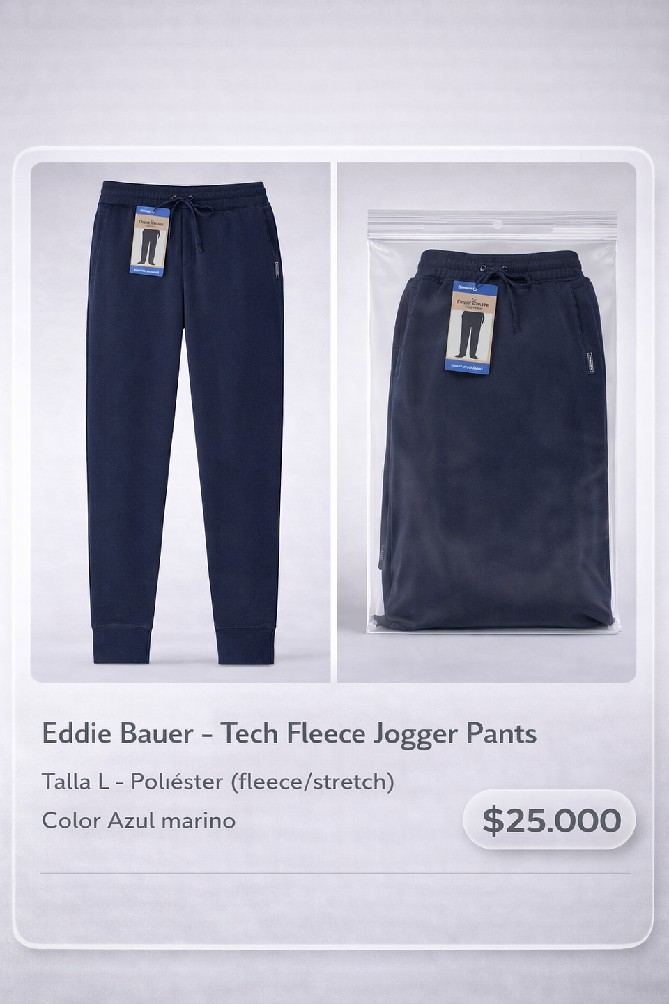 Pantalón Buzo Eddie Bauer Talla L 1
