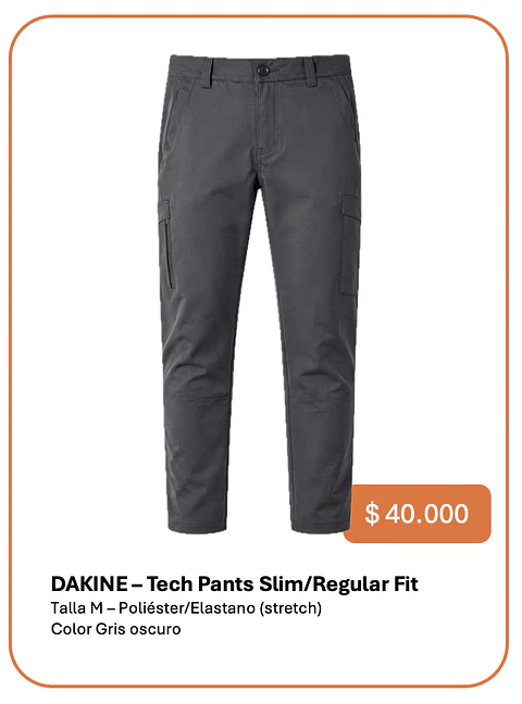 Pantalón Nieve Dakine Talla M