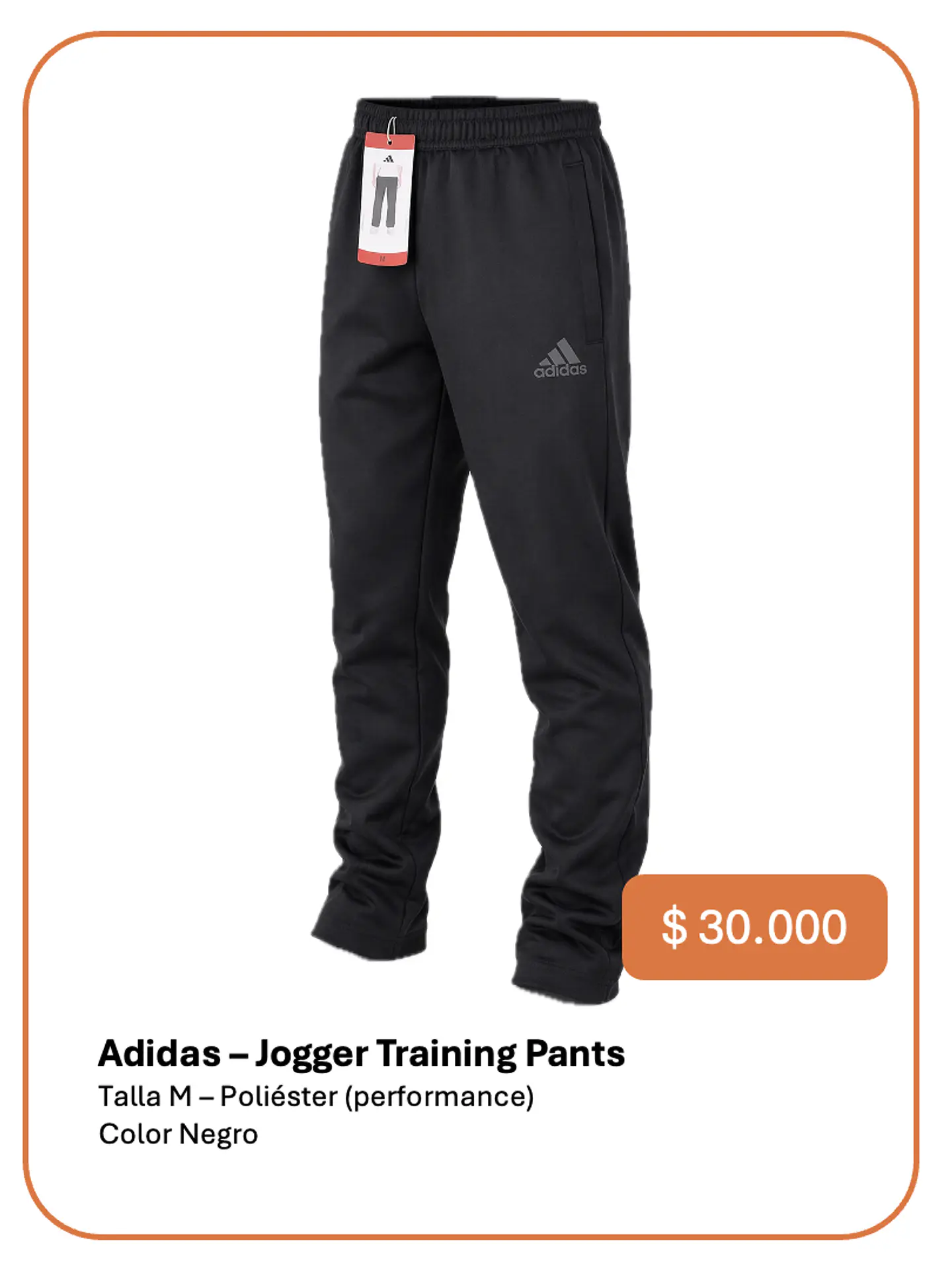 Pantalón Buzo Adidas Talla M 1