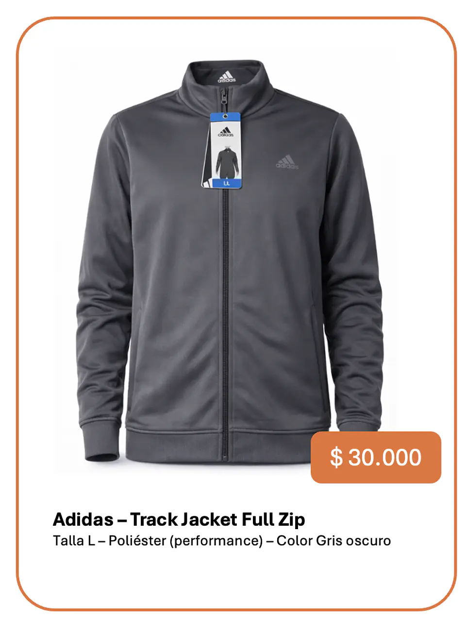Polerón Adidas Talla L 1