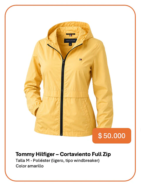 Cortaviento Tommy Hilfiger Talla M