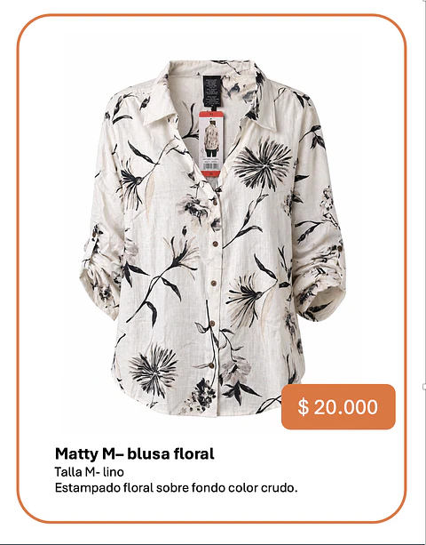 Blusa Matty M. Talla M