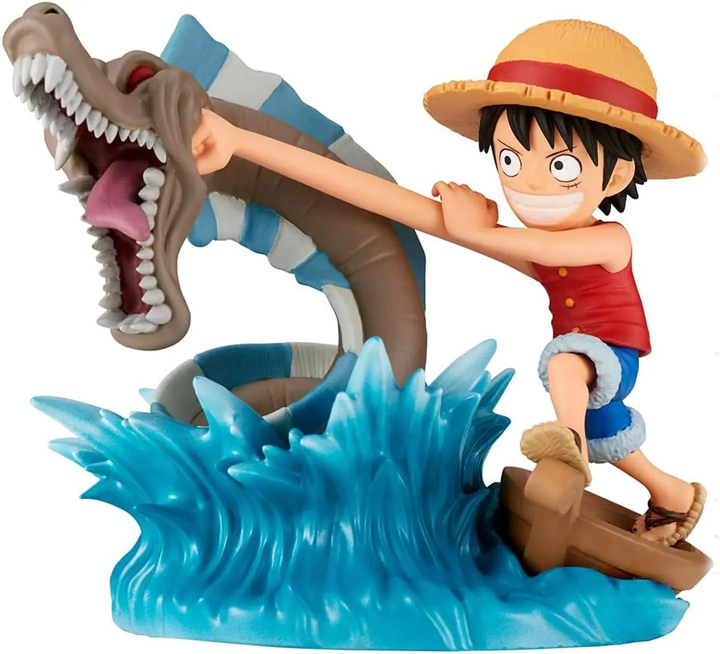 One Piece World Collectable Luffy VS Local Sea Monster - Banpresto 1