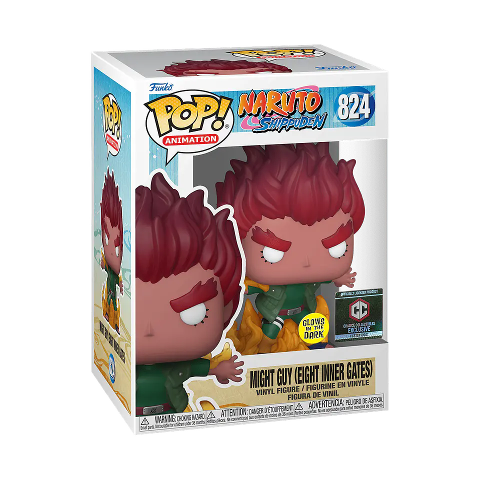 Might Guy (Eight Inner Gates) #824 - Funko POP! Animation Naruto (Glow) 2
