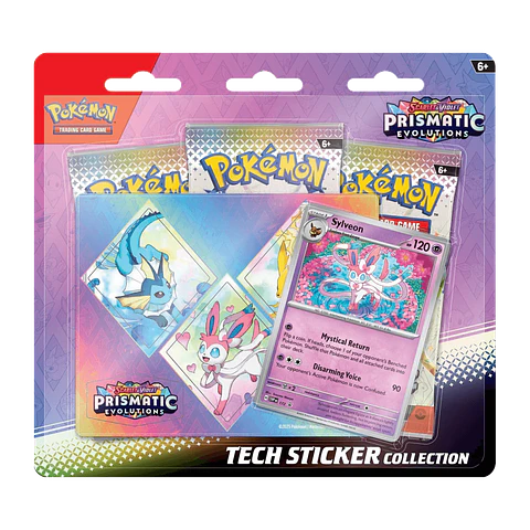 Prismatic Tech Sticker Collection 3 Pack *Máximo 1 Por Cliente!!*