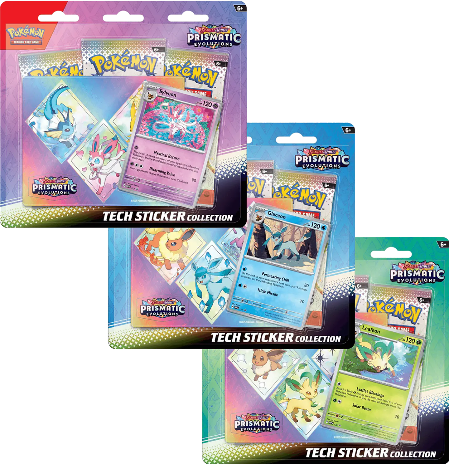 Prismatic Tech Sticker Collection 3 Pack *Máximo 1 Por Cliente!!* 4