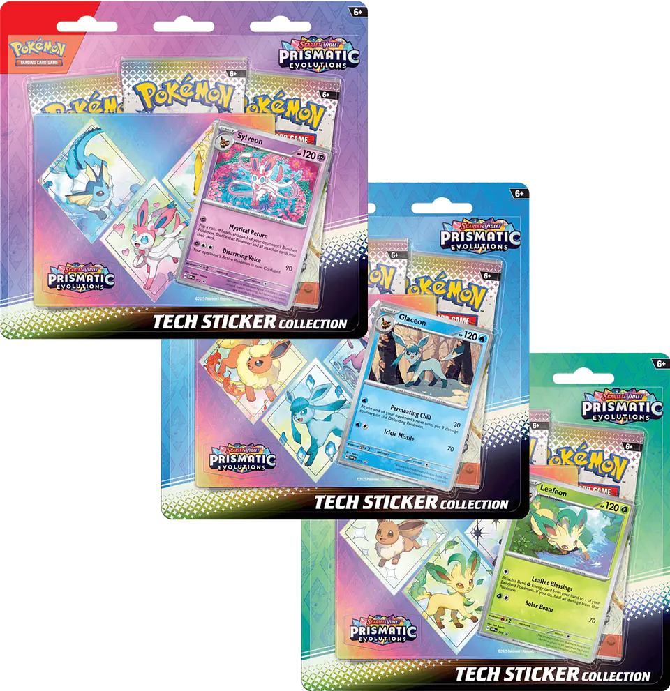 Prismatic Tech Sticker Collection 3 Pack *Máximo 1 Por Cliente!!* 4