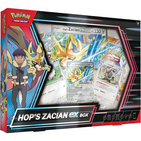 Hop’s Zacian ex Box (4 Boosters)